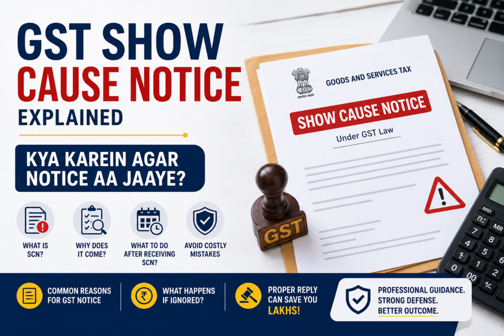 GST Show Cause Notice (SCN): What It Means and What to Do After Receiving One
