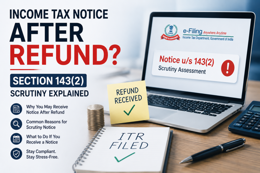Income Tax Notice After Refund: Can You Get a Section 143(2) Notice?